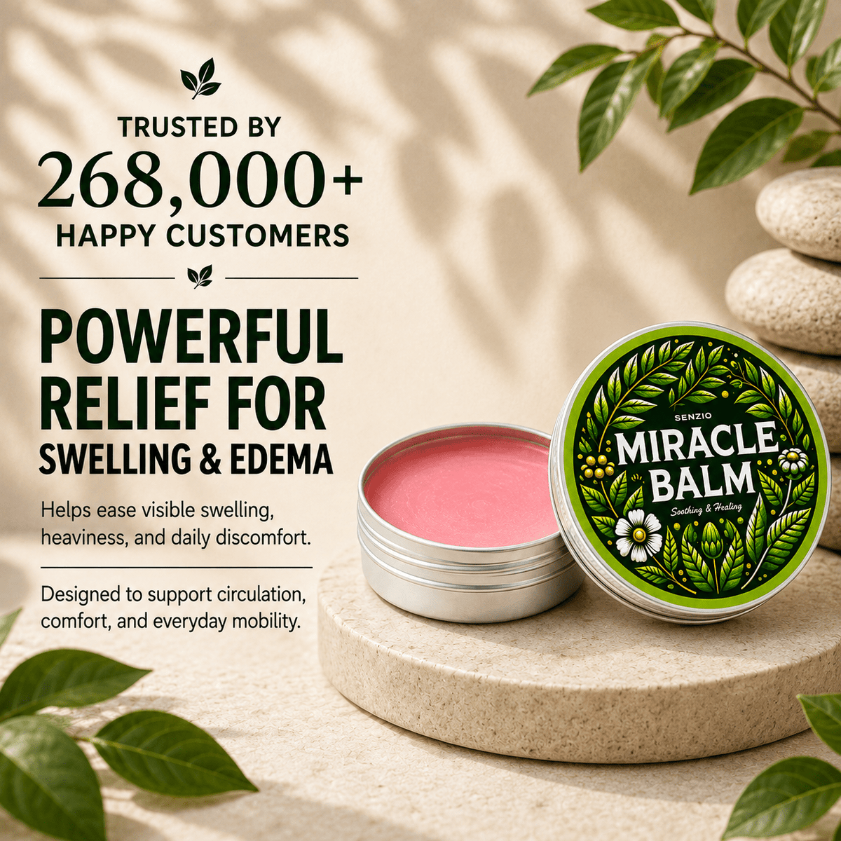 Senzio Miracle Balm™ - Edema & Swelling Relief - SenzioSenzioSenzio Miracle Balm™ - Edema & Swelling Relief